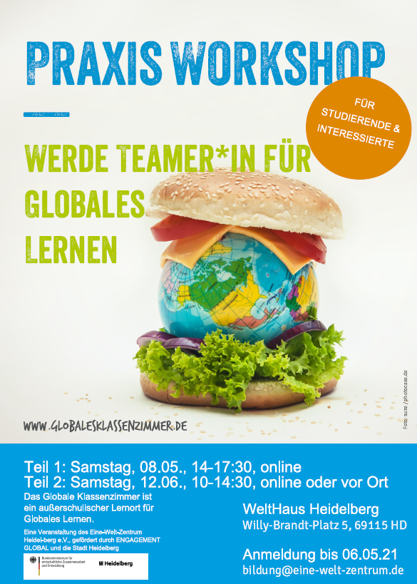 8.5./12.6.21: Praxis-Workshop: Werde Teamer*in für Globales Lernen!...